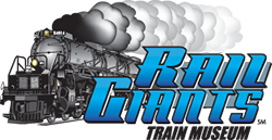 A stylized logo for Rail Giants with a Train.