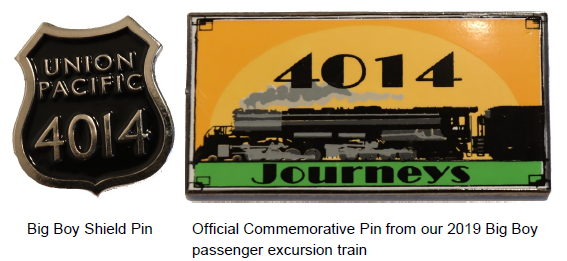 Union Pacific Railroad Pinup Girl 2" X 3" Fridge Magnet Big Boy 4-8-8-4 
