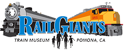 A stylized logo for Rail Giants with a Train.